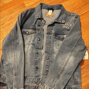 Denim Jacket with Embroidery